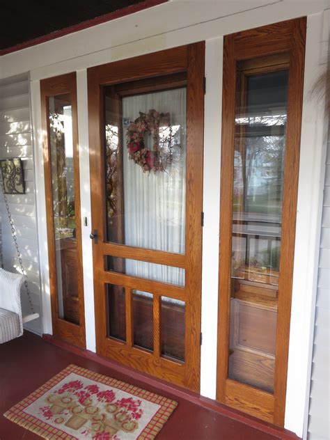 Great Screen Farmhouse Front Door With Screen Style Interior Designers