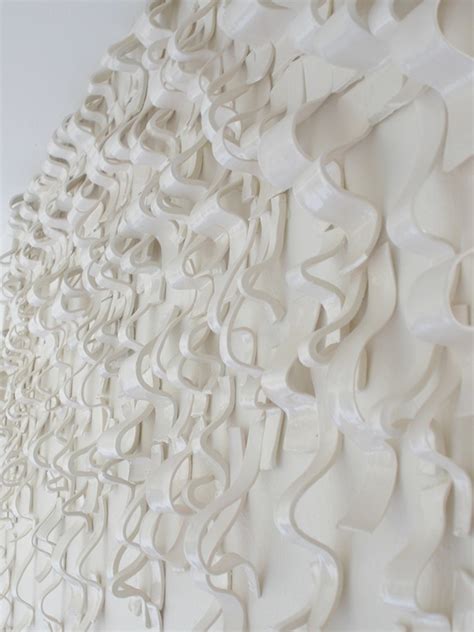 Waves Ceramic Wall Installation On Behance