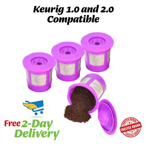 Reusable K Cups 4 Pack By Delibru Refillable K Cups Delibru Reusable K Cups