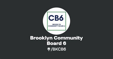 Brooklyn Community Board 6 Twitter Instagram Facebook Linktree