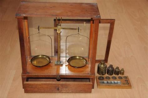 Beautiful Antique Pharmacy Scale Including Weights In A Catawiki