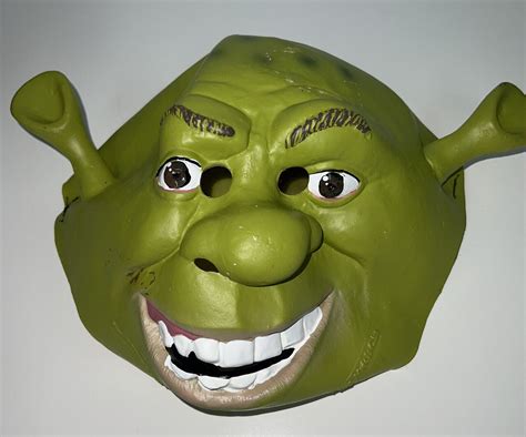 Dreamworks Shrek Latex Face Mask Adult Size Halloween Gem