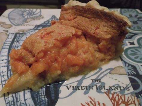 Desserts Around The Globe Papaya Pie From The Virgin Islands