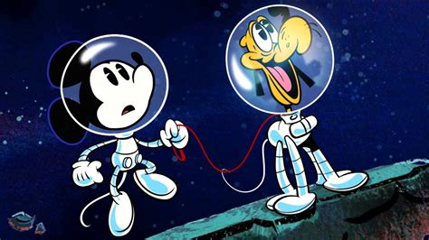 Space Walkies A Mickey Mouse Cartoon Disney Shorts Youtube
