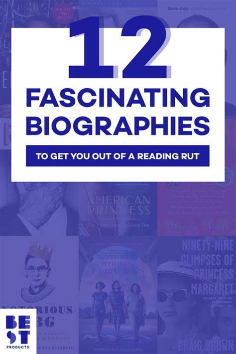 12 Fascinating Biographies To Get You Out Of A Reading Rut Book Worth Reading Biography Reading