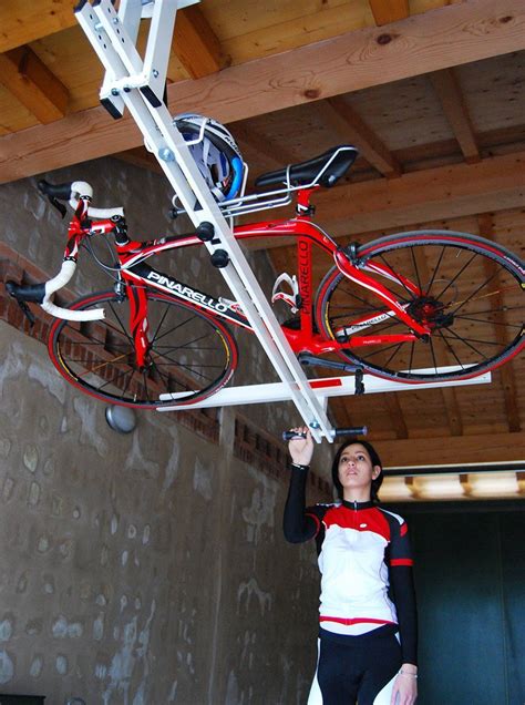 This is because there are several different systems for storing your bike on the ceiling of your garage, which we discussed above. Ceiling Overhead Bike Rack for Mountain Bike, Trekking ...