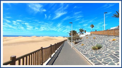 Playa Del Ingles To Dunas Maspalomas Gran Canaria June YouTube