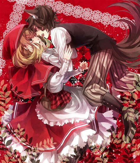 Anime Little Red Riding Hood And Wolf