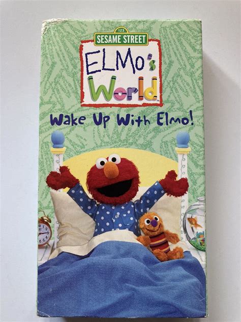 Sesame Street Elmos World Wake Up With Elmo Vhs 74645426839 Ebay