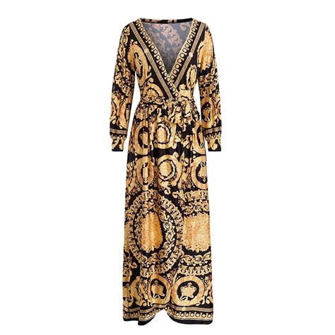 This gorgeous versace inspired dress is absolutely lovely. "Versace" Designer Inspired Print Maxi Dress