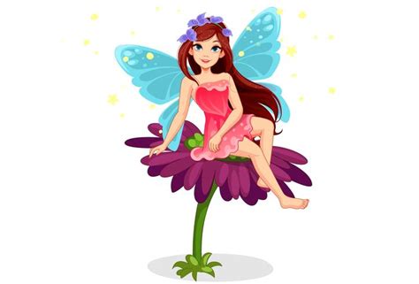 Cute Little Vanilla Fairy Holding Magic Wand Free