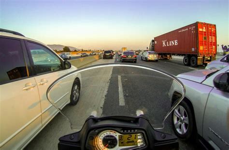 Motorcycle riders can maneuver their way through traffic better, and they can also use techniques such as lane splitting to get to their destination faster. California Legally Recognizes Lane Splitting - Cycle News
