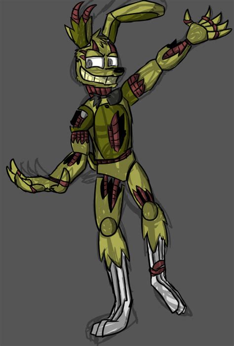 How I Draw Springtrap By Stupidity Doodles On Deviantart