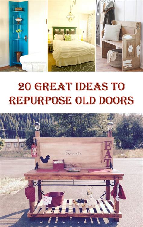 20 Great Ideas To Repurpose Old Doors Diys To Do