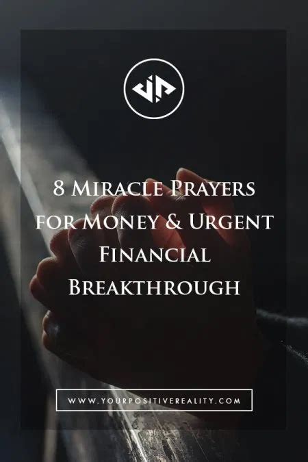 Miracle Prayer For Money Artofit