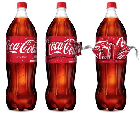 Coca Colas Limited Edition Bow Label Bottles Dieline Design