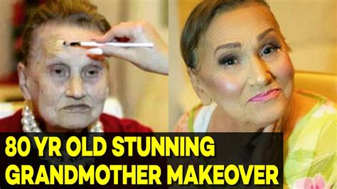 80 Year Old Grandmothers Makeover Is Stunning Youtube