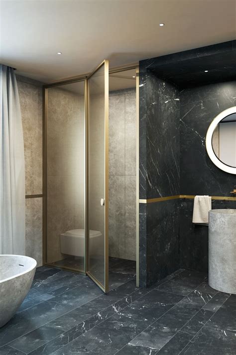 SUITE Niche Glass And Aluminium Shower Cabin With Hinged Door By VISMARAVETRO Design Del Bagno