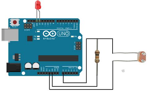 Arduino Light Detector Circuit