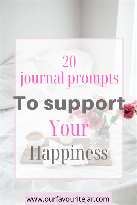 20 Amazing Journal Prompts To Support Your Happiness Our Favourite Jar