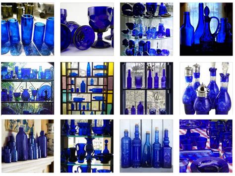 Cobalt Blue Glass Inspiration Interiors By Color