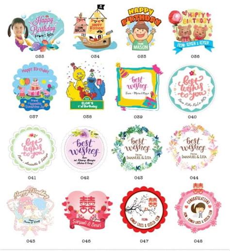 Stiker dinding kuda poni tema diy dengan telinga tanduk bulu mata untuk anak perempuan pesta ulang tahun dekorasi baby shower. 25+ Trend Terbaru Gambar Stiker Ulang Tahun Anak Anak - Sticker Fans
