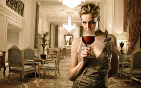 Wallpaper Women Sitting Wine Drink Fashion Screenshot Human