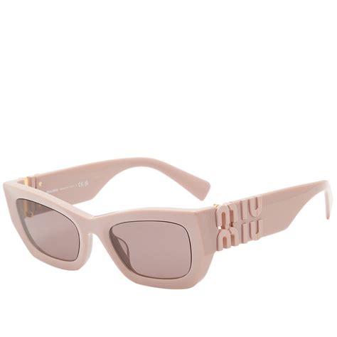 Miu Miu Eyewear 09ws Sunglasses Pink And Purple Brown End Es