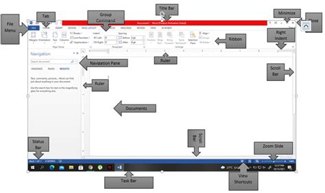 Parts Of Ms Word