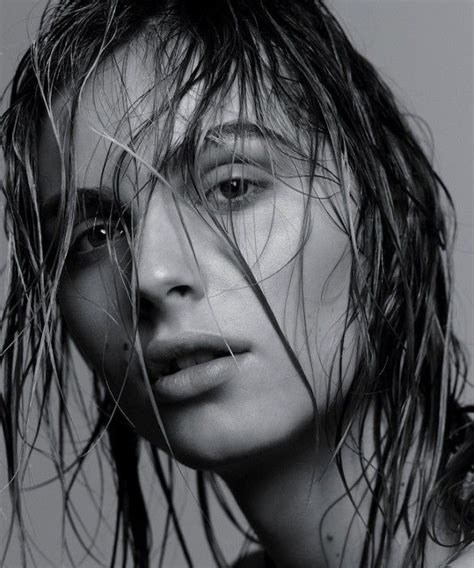11 incredibly stunning model portraits from t magazine hair photography wet look hair wet hair