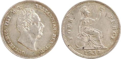 Großbritannien 4 Pence 1836 William Iv 1830 1837 Vz Ma Shops
