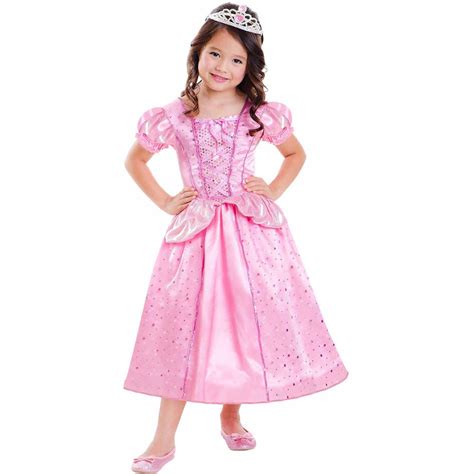 Pink Glitter Princess Child Halloween Costume