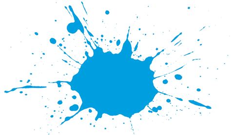 Blue Paint Splatter Png - ClipArt Best png image