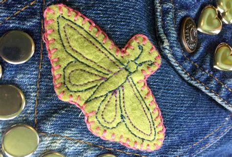 How To Sew On Patches The Daily Sew