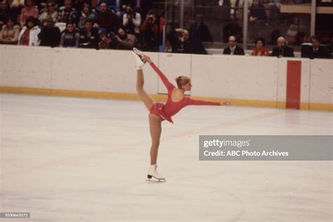 Denise Biellmann Competing In The Womens Figure Skating Event At The