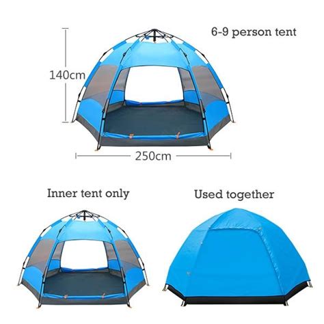 Great savings & free delivery / collection on many items. Cheap 6-8-9 Person Hexagonal Dome Tent Sale Portable ...