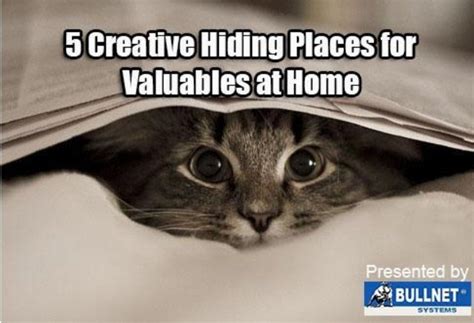 5 Creative Hiding Places For Valuables At Home