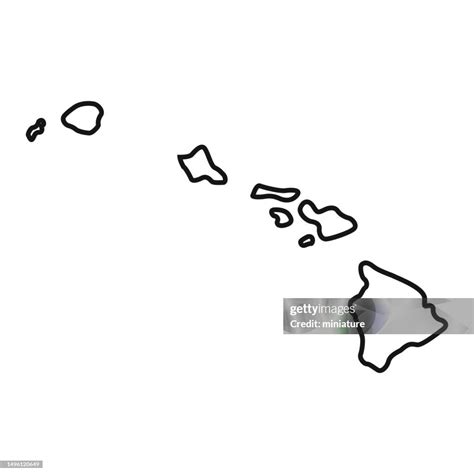 Hawaii Map High Res Vector Graphic Getty Images