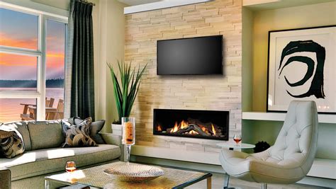 Direct Vent Gas Fireplaces, Fireplaces, Gas Fireplace Marquis Serene Zero Clearance Direct Vent ...