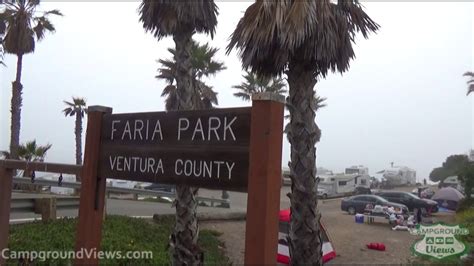 Faria Beach Park Campground Ventura California Ca Youtube