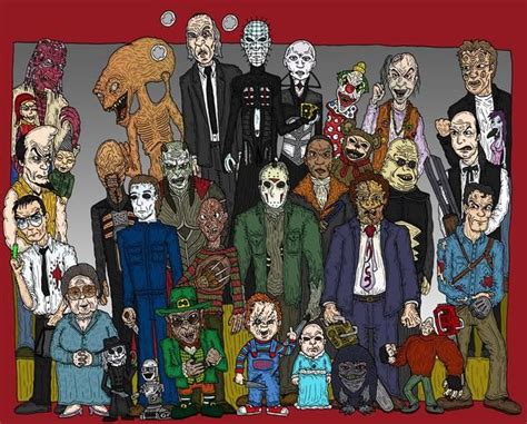 Icons Of Horror By Lordwormm Horror Halloween Film Horror Icons