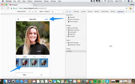 The instagram app lets you post photos, videos, and you are now viewing safari as if you're on a mobile device, and you can upload images or other media right from your computer. How To Post On Instagram From PC or Mac (Desktop or Laptop ...