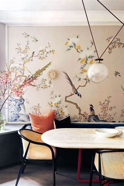 9 Gorgeous Dining Room Wallpaper Ideas Dining Room Wallpaper Dining Room Wall Decor Dining