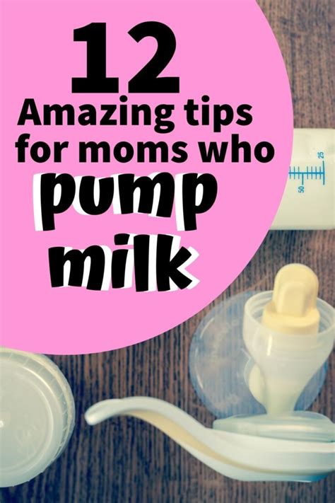 12 breast pumping tips for more milk