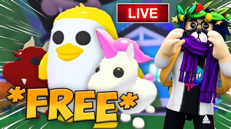 Free Adopt Me Neon Legendary Giveaway Live 🔴 Roblox Adopt Me Live