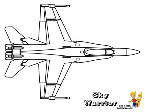 Jet airplane coloring page from airplanes category. Ferocious Fighter Jet Planes Coloring | Jet Planes | Free ...
