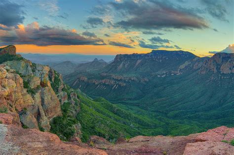 Big Bend National Park Sunset At The Lost Mine Trail 1 Photograph By