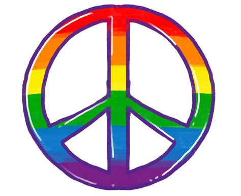 Rainbow Peace Sign By Fueltomylofi On Deviantart