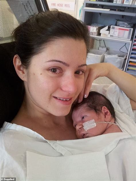 Sydney Mother Reveals How She Went Into Labour After Finding Son With