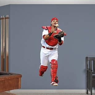 Get the winning spirit rolling with issue one featuring an impressive cardinals™ illuminated diesel locomotive. Life-Size Yadier Molina Wall Decal | Shop Fathead® for St ...